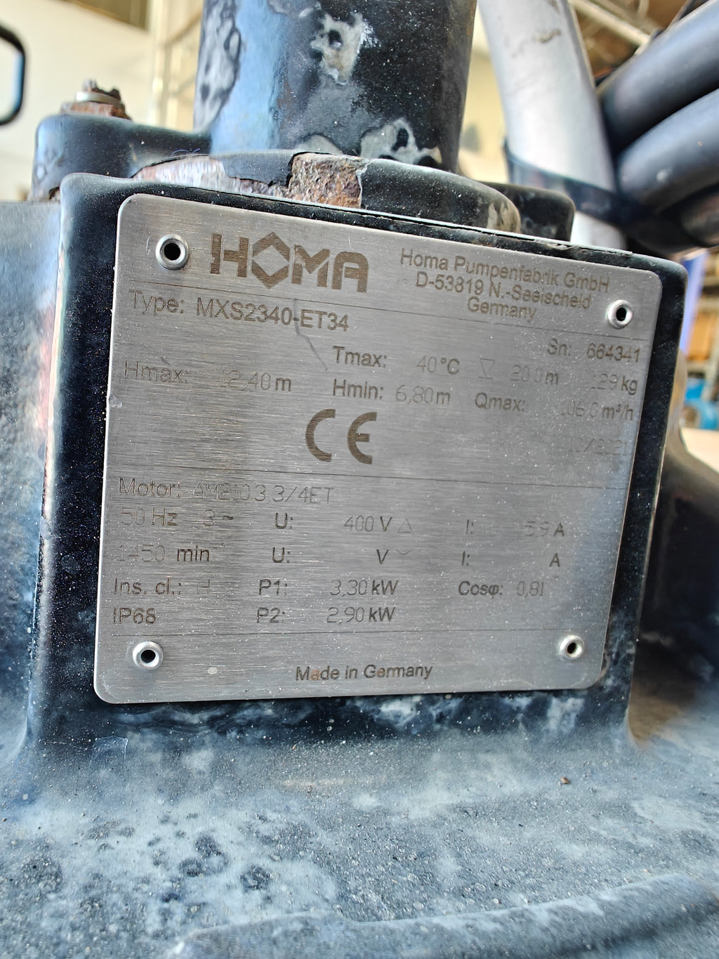 HOMA MXS2340-ET34 submerged pump
